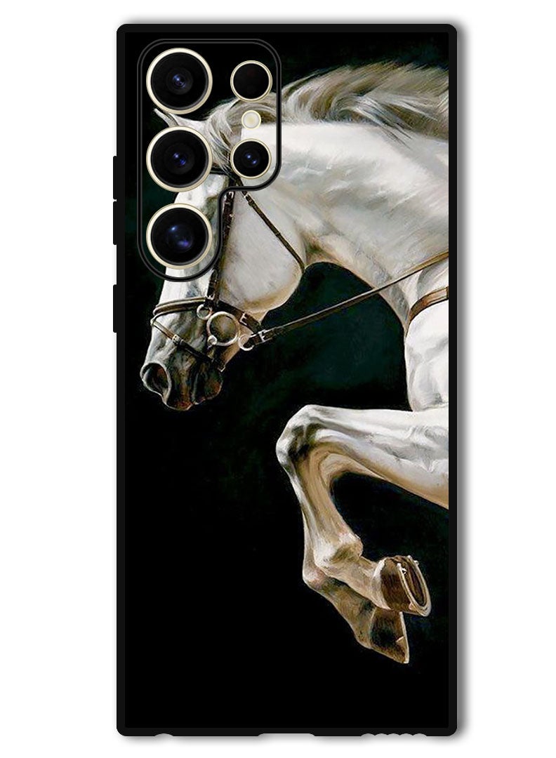 Theodor Protective Case Anti Scratch Shock Proof Bumper Cover For Samsung Galaxy S24 Ultra Horse Running - Image 1