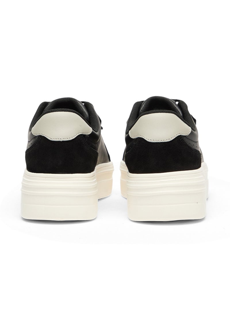 U.S. Polo Assn. Women's Black Platform Sneakers  - Stylish Lace-Up Design with Comfort Cushioned Sole for Everyday Wear  - Image 4
