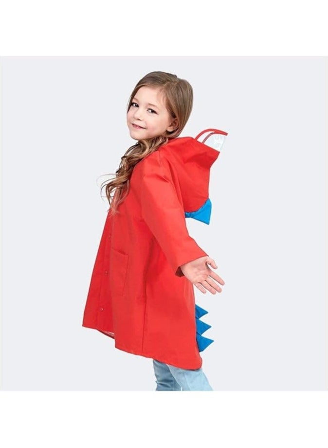 **معطف مطر للأطفال، معطف مطر كرتوني للأطفال، معطف مطر قابل لإعادة الاستخدام بغطاء رأس وقبعة وأكمام، معطف مطر، مثالي لحماية أطفالك** - Image 5
