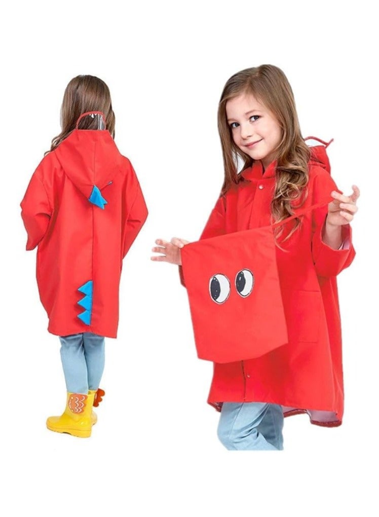 **معطف مطر للأطفال، معطف مطر كرتوني للأطفال، معطف مطر قابل لإعادة الاستخدام بغطاء رأس وقبعة وأكمام، معطف مطر، مثالي لحماية أطفالك** - Image 1