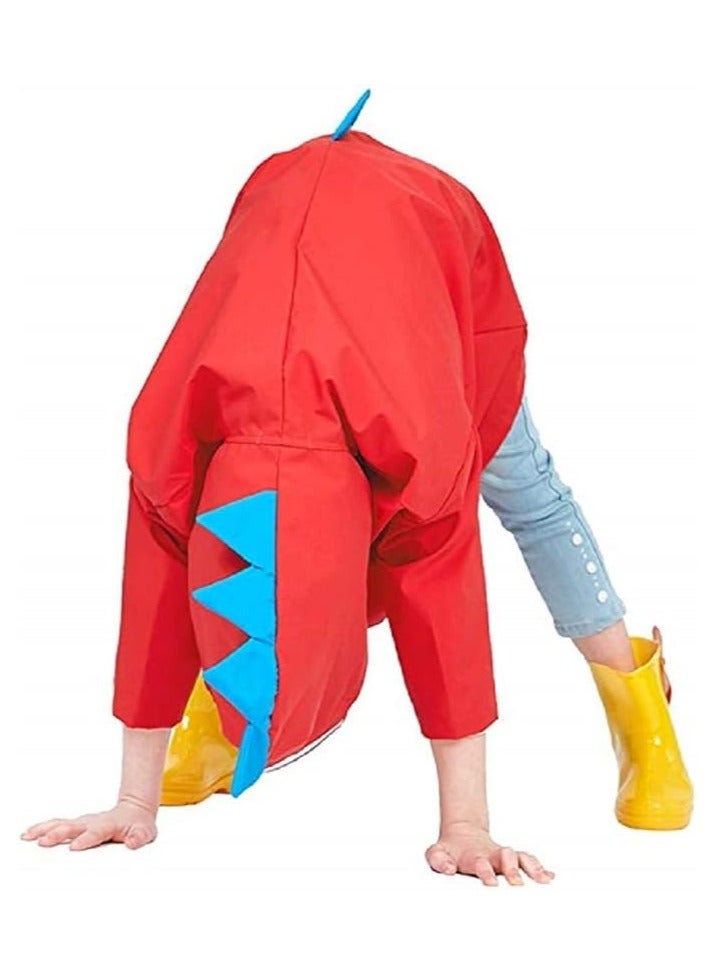 **معطف مطر للأطفال، معطف مطر كرتوني للأطفال، معطف مطر قابل لإعادة الاستخدام بغطاء رأس وقبعة وأكمام، معطف مطر، مثالي لحماية أطفالك** - Image 2
