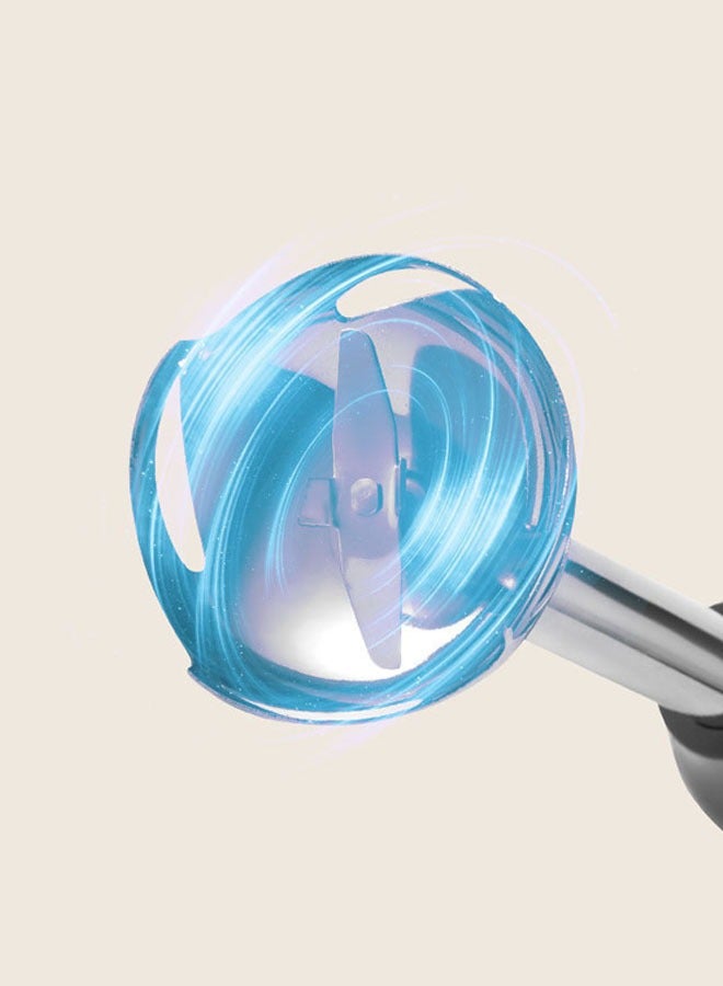 لوما بيلا هاند بلندر 5 في 1، خلاط يدوي كهربائي، مفرمة طعام مع وعاء سعة 1.25 لتر خالٍ من مادة BPA، خلاط يدوي غاطس بسرعة توربو، تقطيع، شرائح، بشر، مزج وخفق، شفرات من الفولاذ المقاوم للصدأ، 600 واط، LB-52006 - Image 5