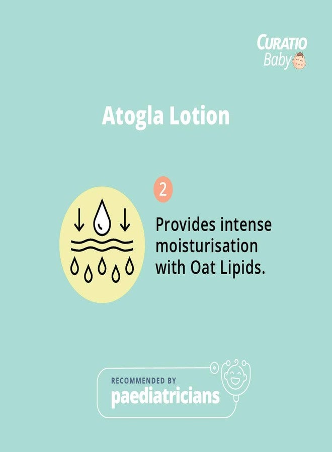 Atogla Baby Lotion 200ml (Pack of 2) from Tedibar Family with goodness of ceramides and oat lipids | No. 1* Pediatrician prescribed Moisturising Lotion- By Torrent Pharma - Image 5