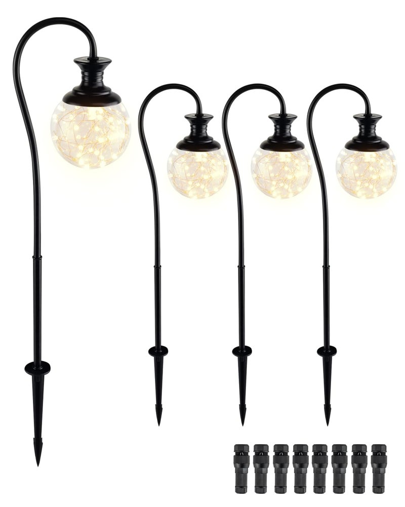 BTNHPLite Low Voltage Globe Garden Lights, Landscape Lighting Low Volt Glass Pathway Lights, Decroative LED Path Lighting for Path, Patio, Yard, Walkway, 12-24V AC/DC, Corded, Waterproof, 2.5W 136LM - Image 1