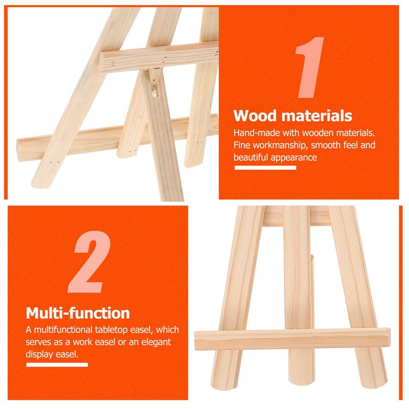 Wooden Folding Desktop Phone Tablet Stand Tripod Compact Portable Bracket - Image 4