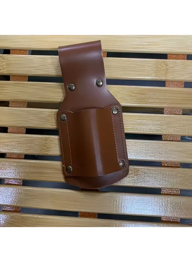 Brown Outdoor Camping Hammer Storage Case Waist Axe Cover Knife Protection Tool - Image 1