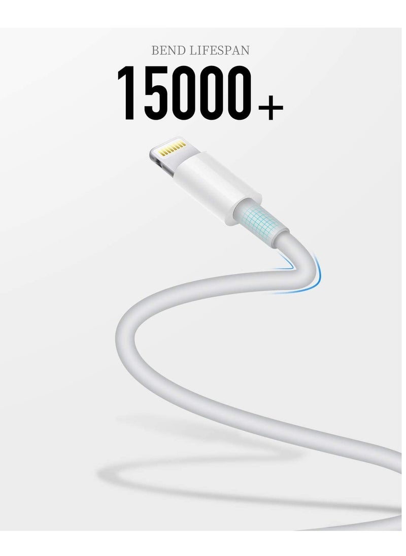 ELTRAZONE Apple iPhone Charger Cable, 4 Pack Original Lightning to USB Cables Apple MFI Certified 3 Ft, Fast iPhone Charging Cord for iPhone 11/11Pro/11Max/ X/XS/XR/XS Max/8/7/6/5S/SE  - Image 2
