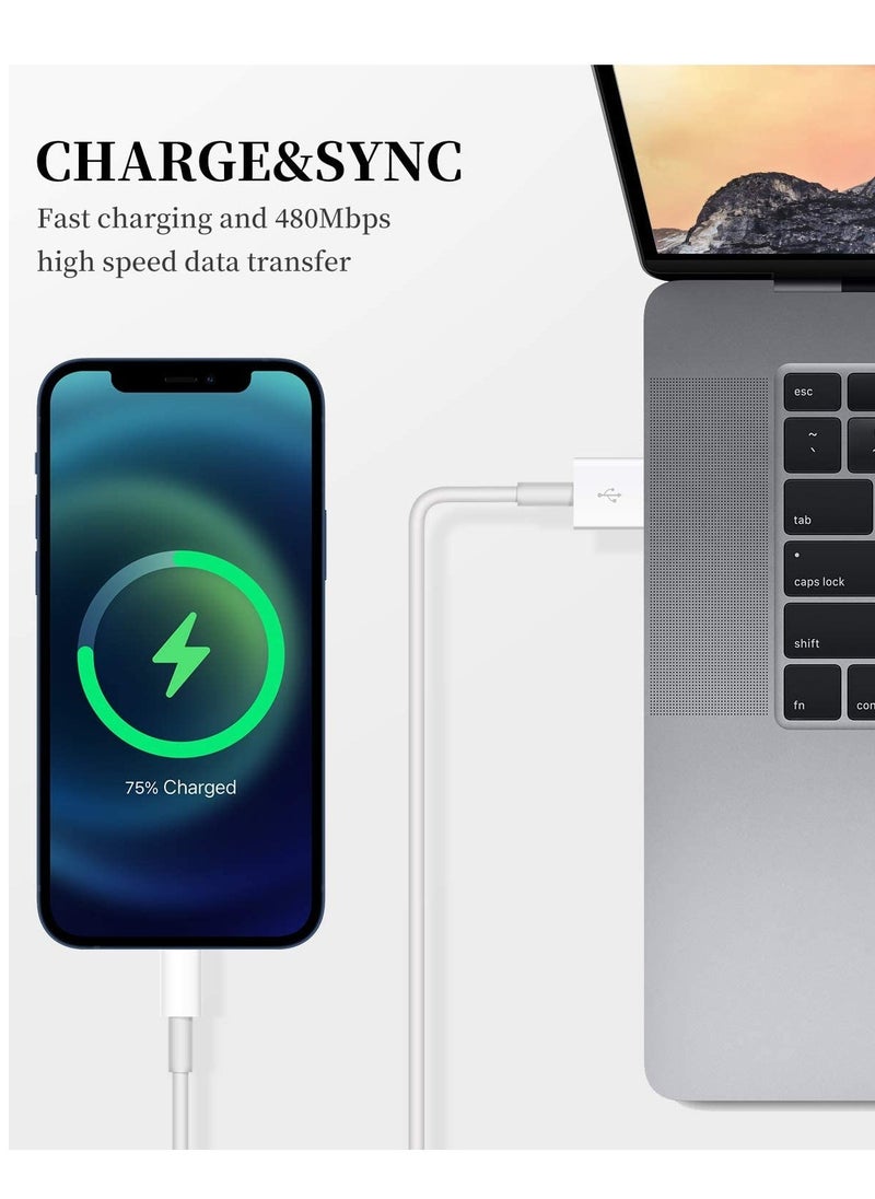 ELTRAZONE Apple iPhone Charger Cable, 4 Pack Original Lightning to USB Cables Apple MFI Certified 3 Ft, Fast iPhone Charging Cord for iPhone 11/11Pro/11Max/ X/XS/XR/XS Max/8/7/6/5S/SE  - Image 5