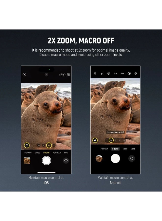 Neewer 400mm Phone Telephoto Lens — 29× Zoom & 70cm Close Focus (Macro), 15 Elements/12 Groups HD Optics, Tripod-Ready, 17mm Threaded Lens Clip | 400mm Phone Telephoto Lens with 17mm Threaded Lens Clip - Image 5