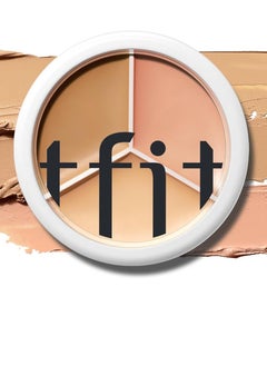 TFIT TFIT Cover Up Pro Concealer Palette - 3-in-1 ( 02 Warm | 0.52 Oz)  - Image 2