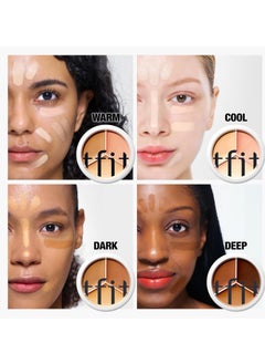 TFIT TFIT Cover Up Pro Concealer Palette - 3-in-1 ( 02 Warm | 0.52 Oz)  - Image 4