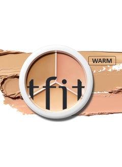 TFIT TFIT Cover Up Pro Concealer Palette - 3-in-1 ( 02 Warm | 0.52 Oz)  - Image 1