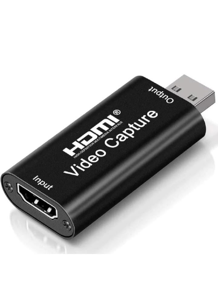 HDMI to USB 2.0 Video Capture Card: Supports 1080p/30fps output and 4K/30Hz input—ideal for game recording, live streaming, and video production. - Image 4