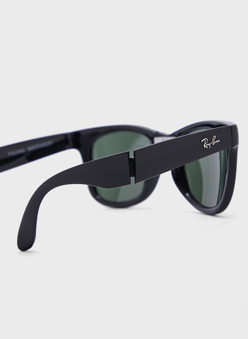 Ray-Ban 0Rb4105 Folding Wayfarer Sunglasses - Image 3