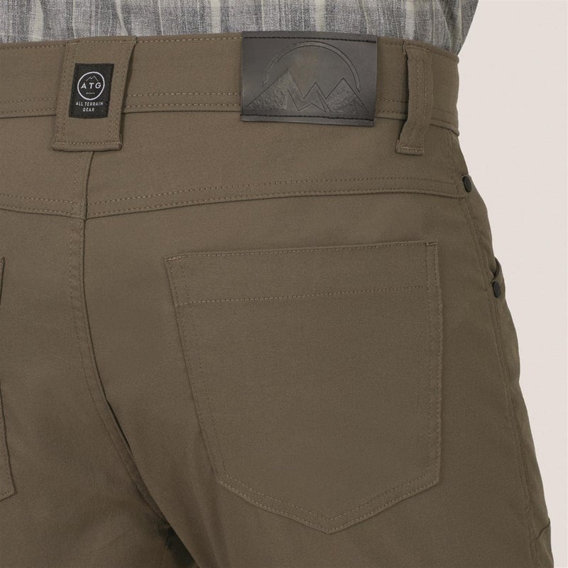 ATG by Wrangler Men's Synthetic Utility Pant - Quick Drying, UPF 30 Protection, Morel, 34W / 32L - Image 5