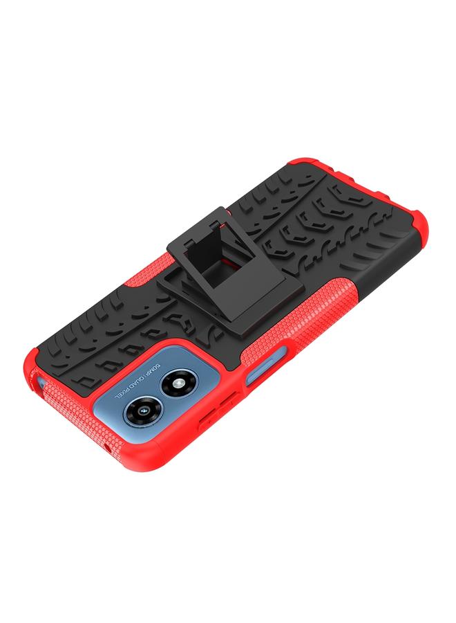 اس-توب جراب لهاتف Motorola Moto G Play 4G 2024 مصنوع من مادة TPU + PC مع حامل - Image 5