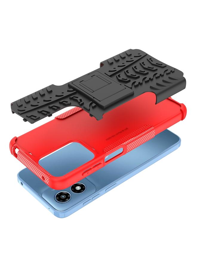 اس-توب جراب لهاتف Motorola Moto G Play 4G 2024 مصنوع من مادة TPU + PC مع حامل - Image 3