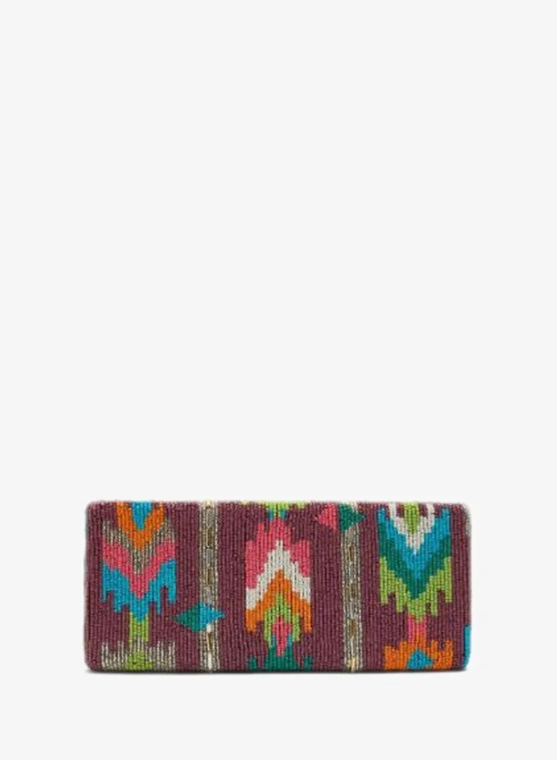 PARFOIS Multicolor beaded party clutch