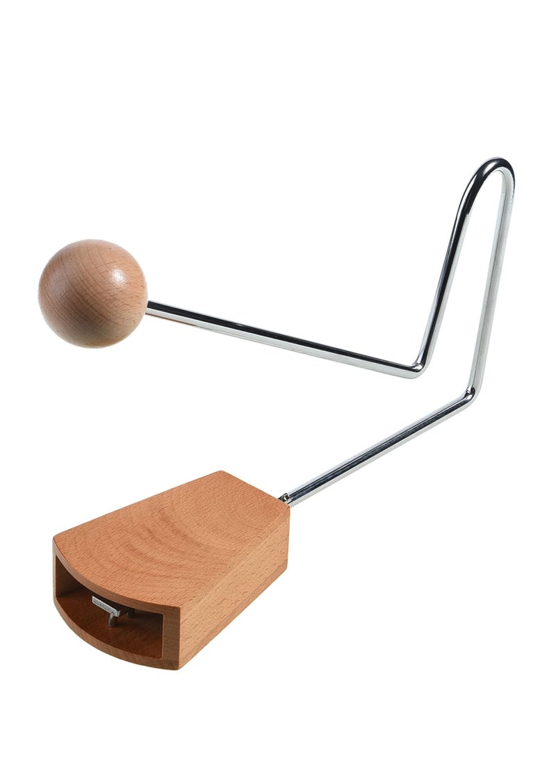 null - Vibraslap - Percussion Instrument Rotate the Sound Chamber and the Sound will Vary Easy to Carry Makes a Distinctive Chattering Sound - Image 1