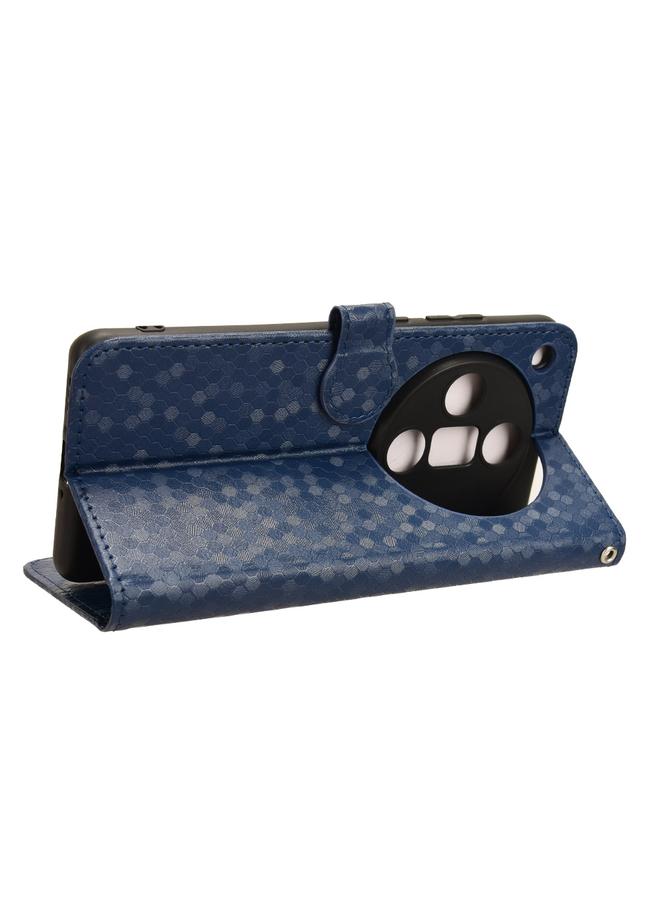 اس-توب جراب هاتف OPPO Find X7 Ultra مصنوع من الجلد بتصميم نقاط قرص العسل - Image 5