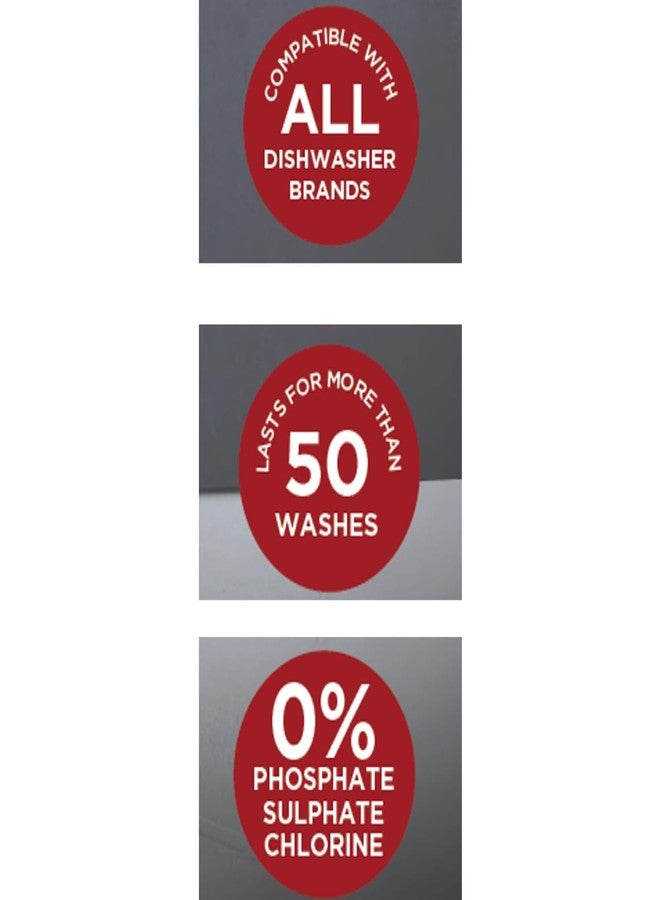 Calidad Dishwasher Detergent Active+ | Deep Clean with Pre Soaking Action | Economical Hard Water Formula | 1 Kg | Oil & Stain Remover for All Dishwashers. - Image 3