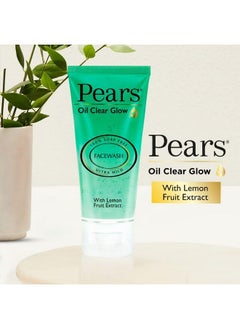 Pears Oil Clear Gentle Ultra Mild Daily Cleansing Facewash For Oil Free Matte Look Ph Balanced 100% Soap Free Pure Lemon Flower Extract 60G  - Image 5