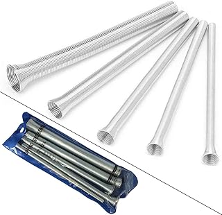 NACX NACX 5Pcs Spring Steel Bender Set 1/4" 5/16" 3/8" 1/2" 5/8" for Copper, Aluminum and Thin Wall Steel Tubing  - Image 1