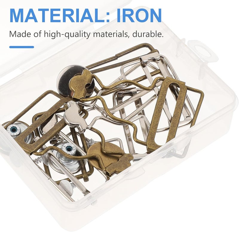 Size-sorted warehouse storage Metal Adjustable Suspender Buckles for Overalls, 3.2Cm Inner Diameter, 4 Sets with 2 Colors, Replacement Fasteners for Maternity and ’ Clothing, Sewing Craft Supplies, 2pcs Condition adaptive build Spec compliant trusted quality Multiple design variants Small apartment fit Balanced structure General purpose premium build Ready-to-ship local stock Various size alternatives All-season available stock Global easy assemble picks Quick available purchase options Low dust buildup Regular scheduled transit Upgraded quality Simple multifunctional build Long term use design Elegant multi-option build Cross part assemble fit Diverse requirement fit General need oriented design Trendy varied sizing alternatives Pre-sale confirmed stock Simple practical structure Multiple options - Image 3