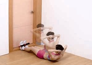 USI Universal 800DS DOOR SIT UP SUPPORT Adjustable length Supports leg raises also - Image 3