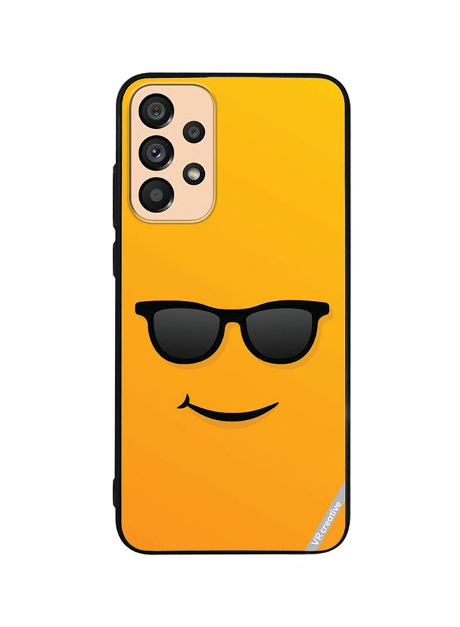 VR CREATIVE Protective Case Cover For Samsung Galaxy A53 5G Sunglass Emoji Design Multicolour - Image 1