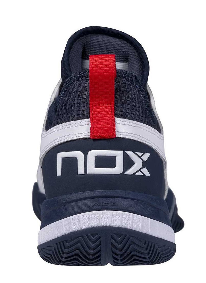 NOX - Lux Nerbo White/Navy Padel Shoes - Image 1