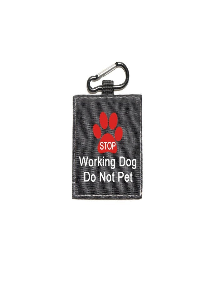 BLUPARK Funny Dog Leash Sleeve Working Dog Do Not Pet Dog Leash Wrap Wrap Alert Hanging ID Patch Tag Pet Birthday Gift (Working Not Pet-Tag) - Image 3