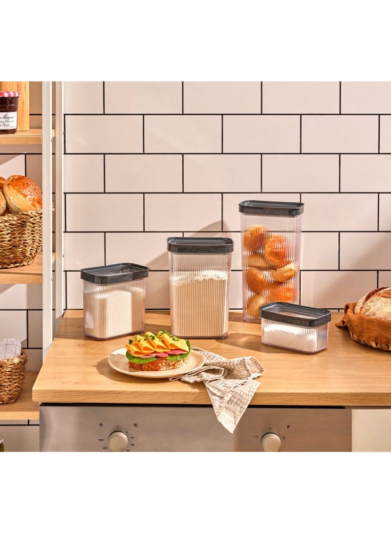 Dunya Plastik 2100 ml Line PLUS Food Container - Image 2