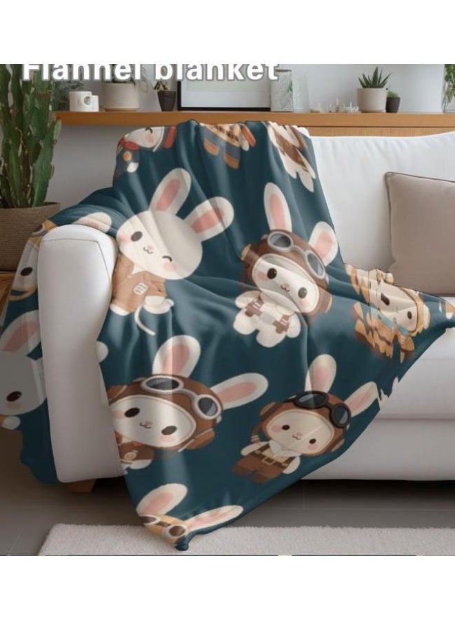 عام بطانية رقيقة من الفانيلا (حرارة ومريحة، ومناسبة للنوم واستخدام اللعبة والغبار والرمل) 150 سم * 200 سم - 498 - Image 3