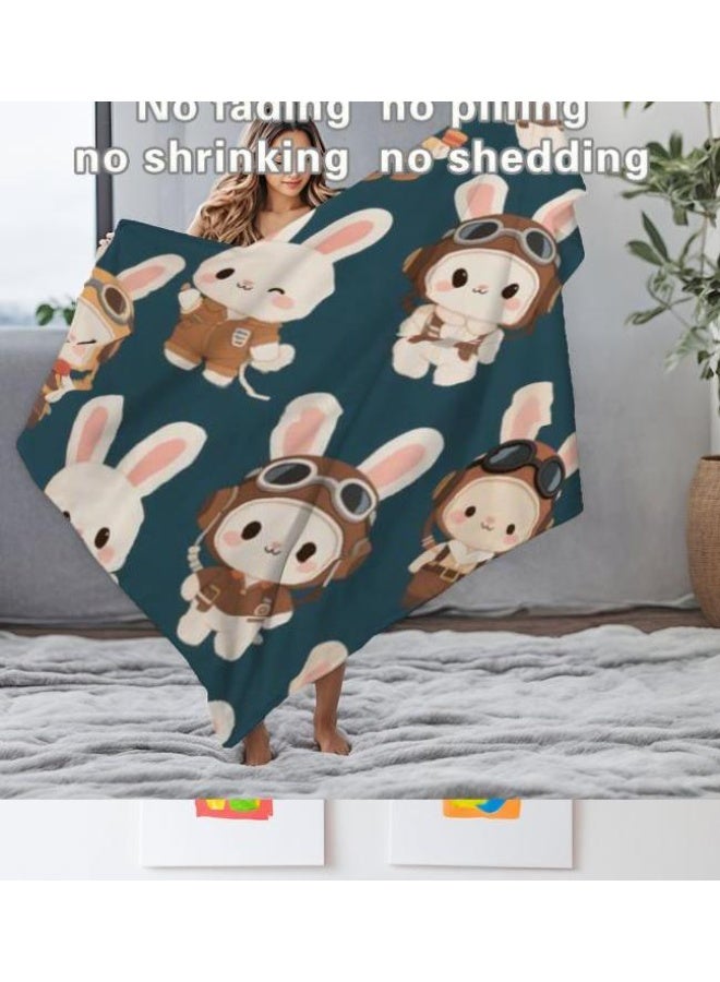 عام بطانية رقيقة من الفانيلا (حرارة ومريحة، ومناسبة للنوم واستخدام اللعبة والغبار والرمل) 150 سم * 200 سم - 498 - Image 5