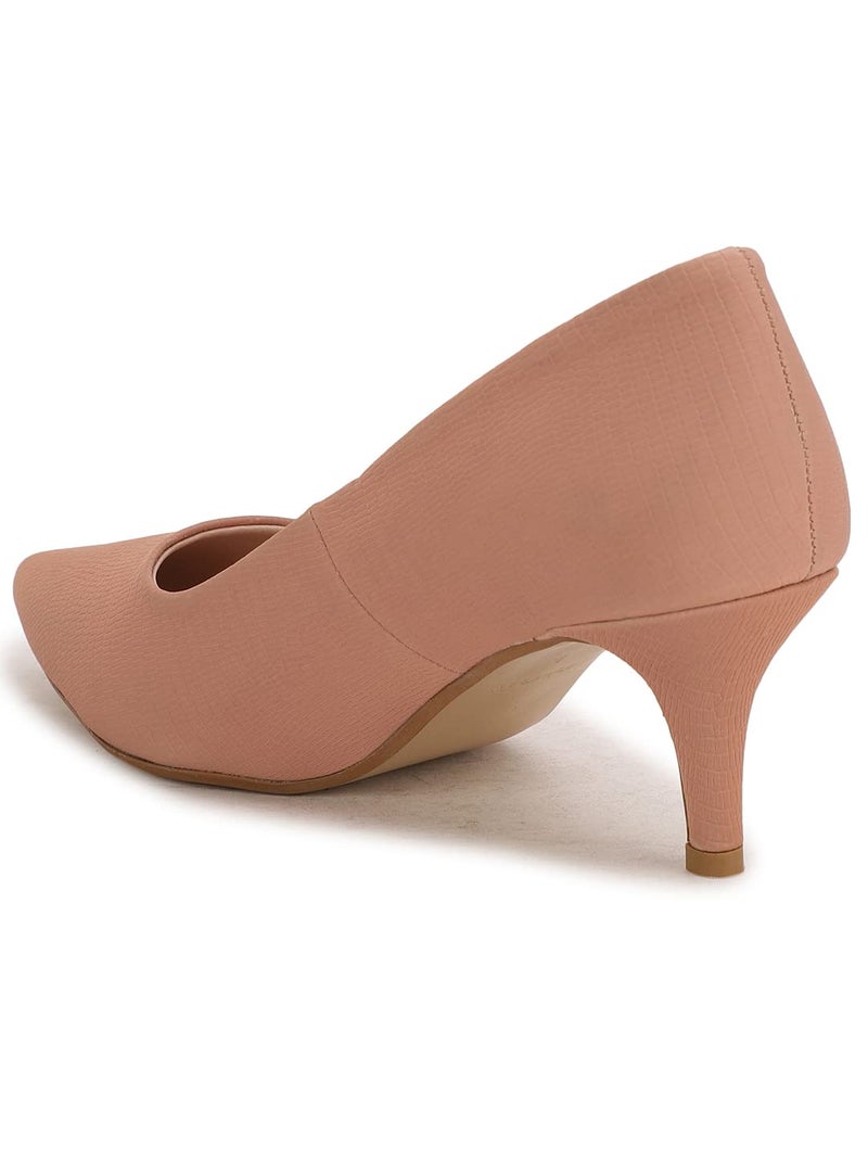Bata Womens Woody Pump Heels, (7515065), UK 6 Pink - Image 3