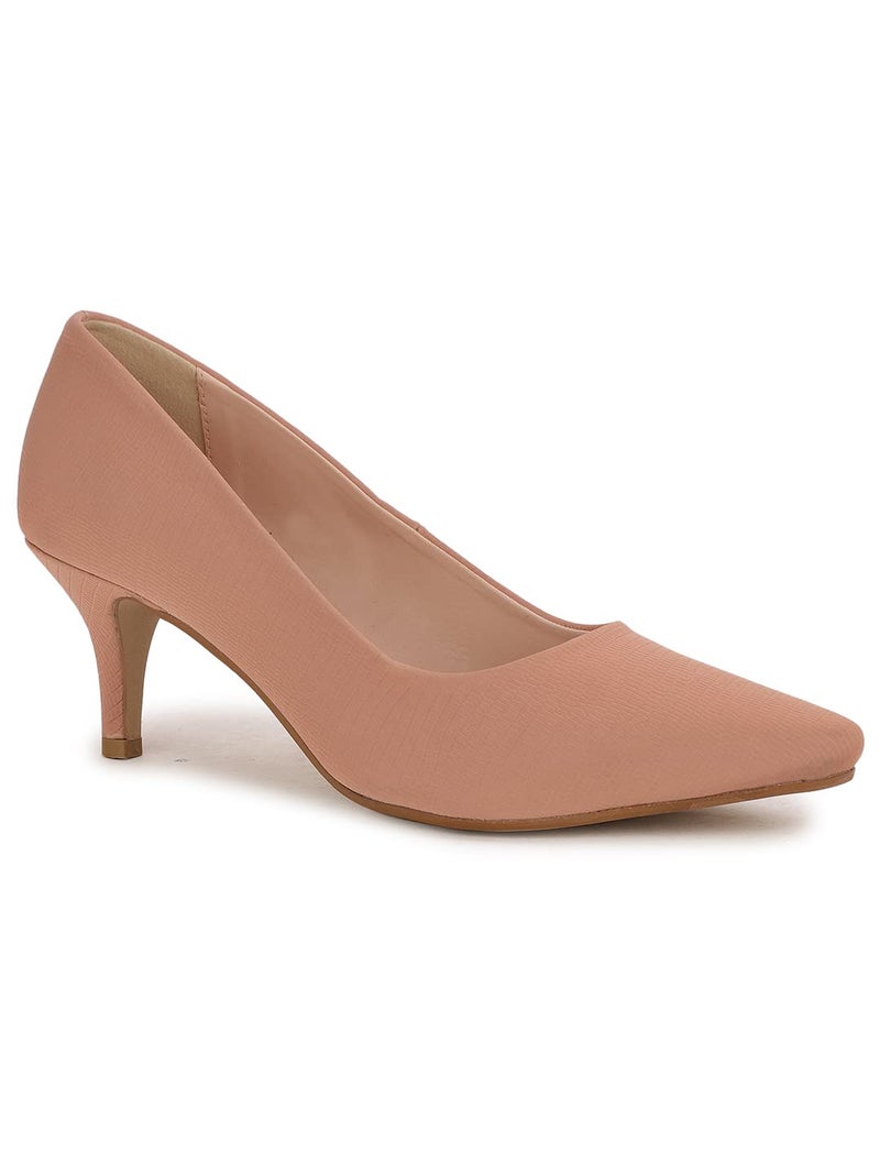 Bata Womens Woody Pump Heels, (7515065), UK 6 Pink - Image 1