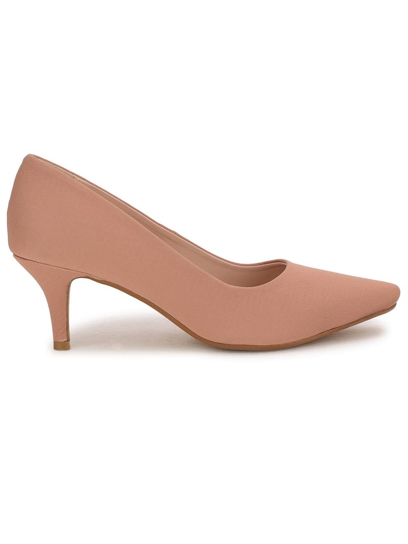 Bata Womens Woody Pump Heels, (7515065), UK 6 Pink - Image 2