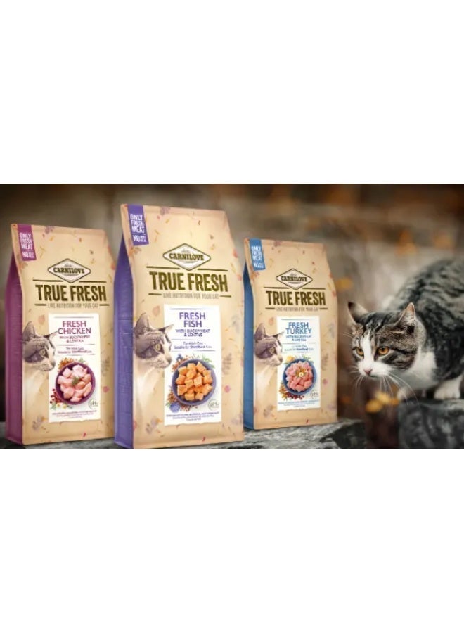 Carnilove True Fresh Chicken For Adult & Sterilised Dry Cat Food Bag 1.8kg - Image 4