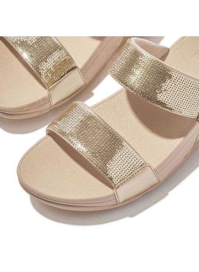 FitFlop 049-865 Fitflop Ladies Lulu Sequin Slides JF2-675 Platin - Image 3