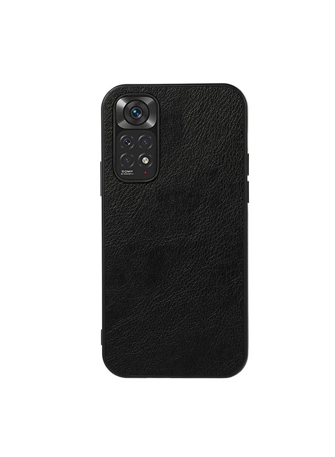 The Bros Case For Xiaomi Redmi Note 11 4G Global / Note 11S Two-color Litchi Texture Phone Case