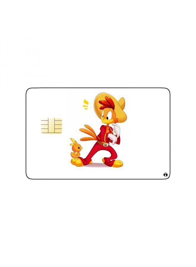 RKN PRINTED BANK CARD STICKER Animation Panchito Pistoles From The Three Caballeros By Disney - Image 2