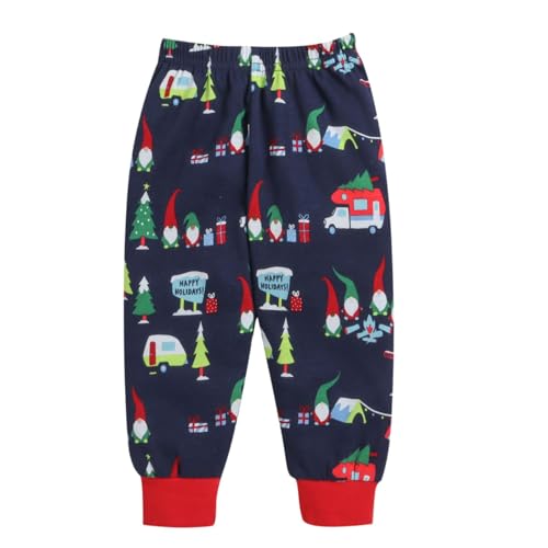 EIO Unisex Cotton Pajama Pants for Boys & Girls Combo Pack of 5 | Kids & Baby Soft Sleepwear Pyjamas Combo Pack | Toddler Breathable Nightwear Bottoms (Multicolour, 3-4 Y) - Image 4