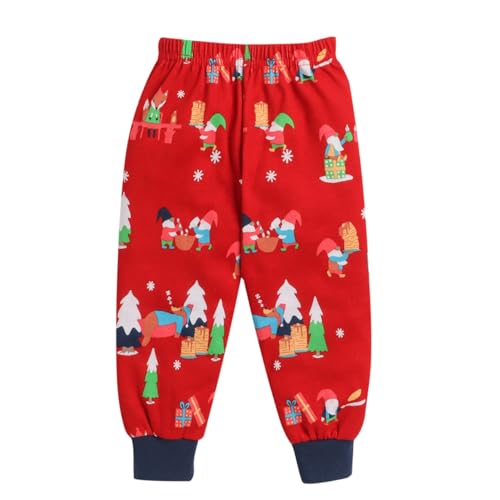 EIO Unisex Cotton Pajama Pants for Boys & Girls Combo Pack of 5 | Kids & Baby Soft Sleepwear Pyjamas Combo Pack | Toddler Breathable Nightwear Bottoms (Multicolour, 3-4 Y) - Image 3