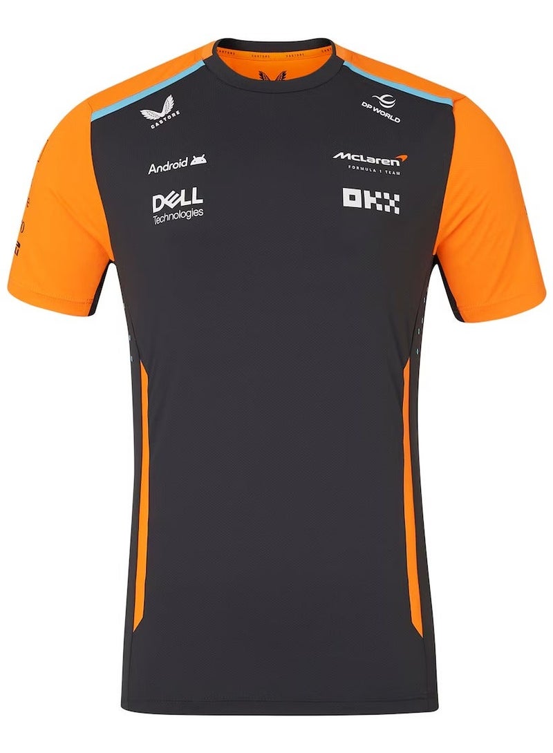 McLaren Unisex Replica Set Up T-Shirt in Phantom/Autumn Glory - Image 3