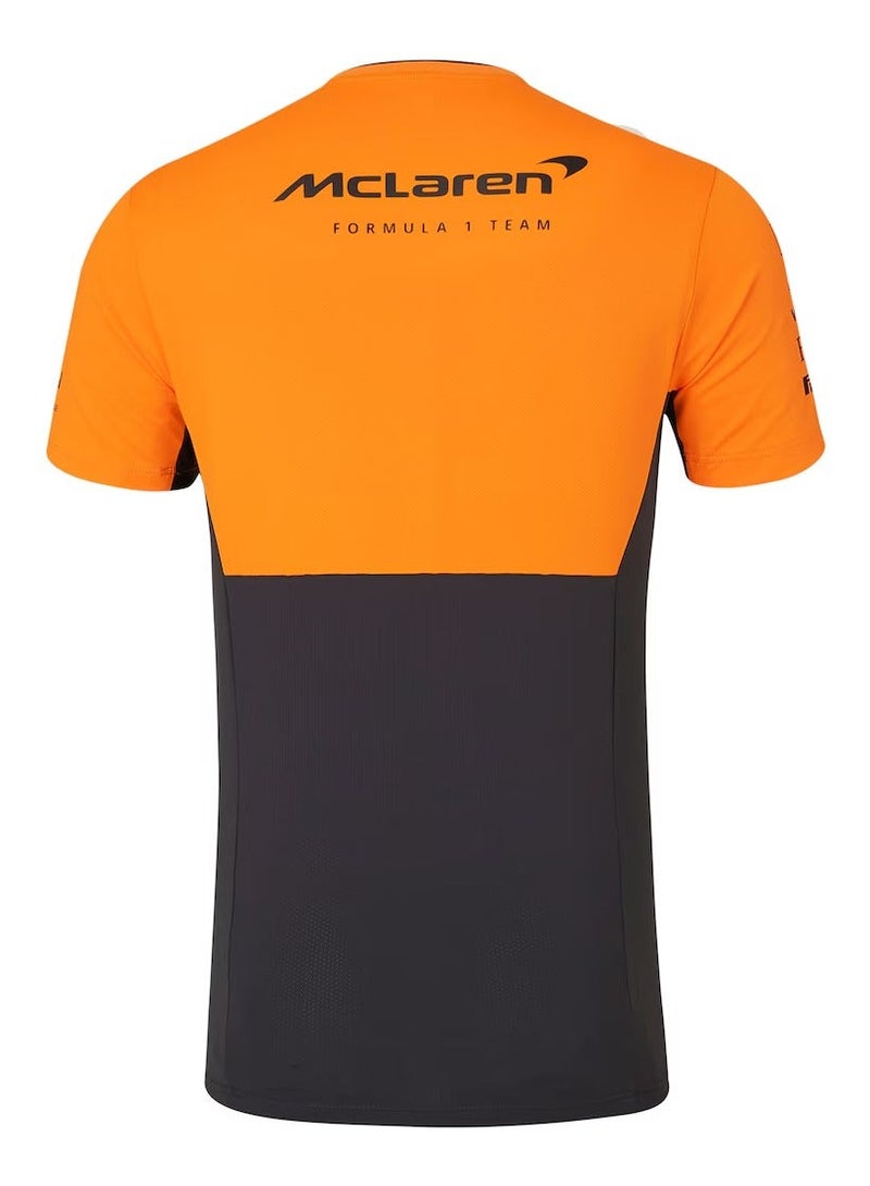 McLaren Unisex Replica Set Up T-Shirt in Phantom/Autumn Glory - Image 4