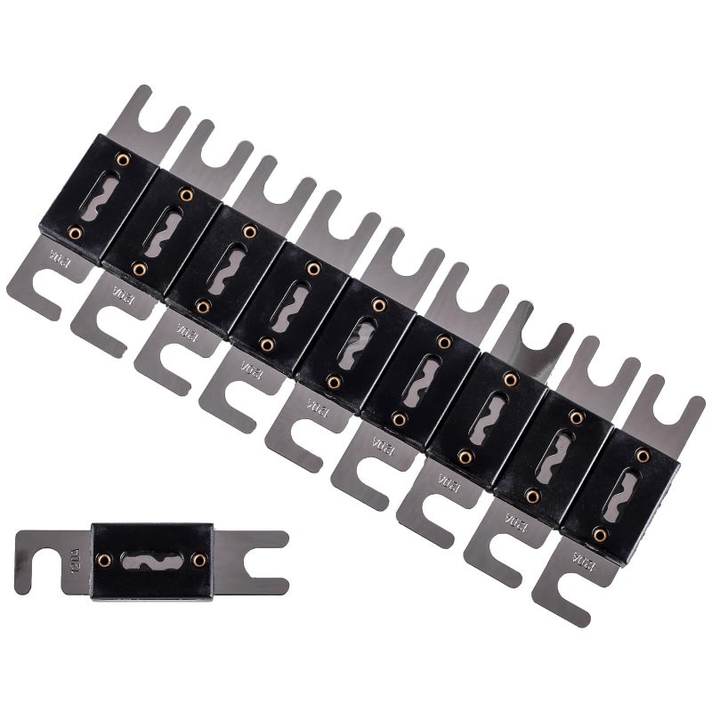 Skar Audio 120 Amp Nickel Plated ANL Fuses 10 Pack SK120AANL10PK - Image 2