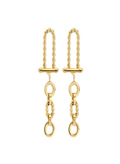CERRUTI 1881 Chiara Gold Plated Earring For Women  - Image 1