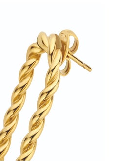 CERRUTI 1881 Chiara Gold Plated Earring For Women  - Image 3