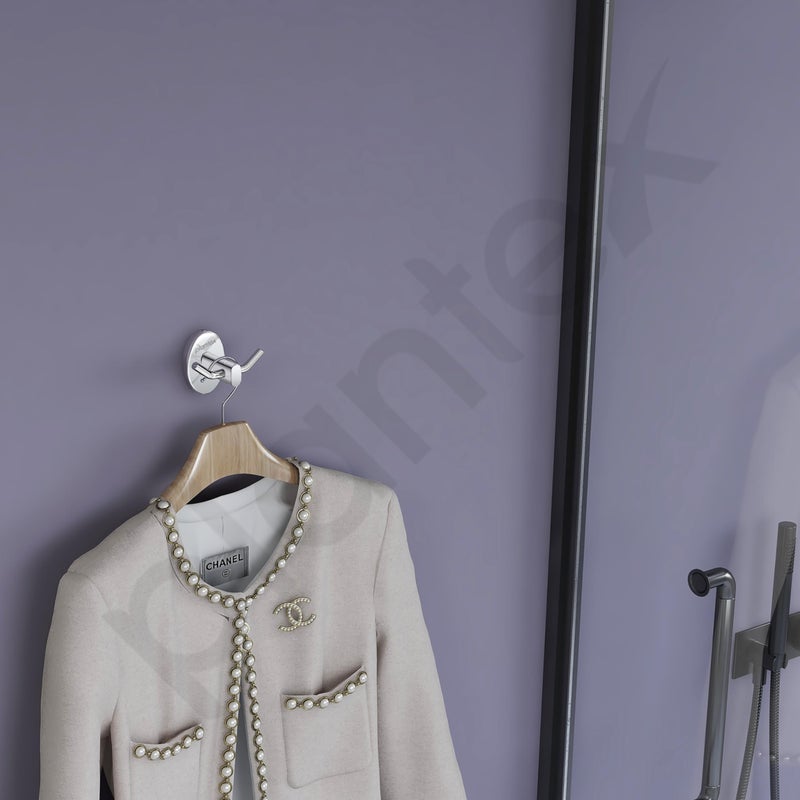 Plantex 304 Grade Stainless Steel Hooks for Hanging Clothes and Towels in Bathroom/Living Room/Bathroom Accessories - Olive (Chrome) - Image 2